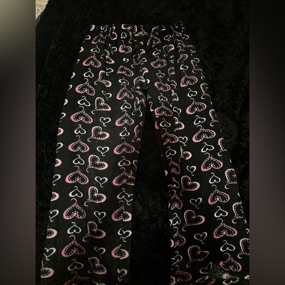 heart pajama pants